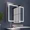 Exbrite Dimmable Led Light Anti Fog Medicine Cabinet With Outlets And Usb Ports Boost M2